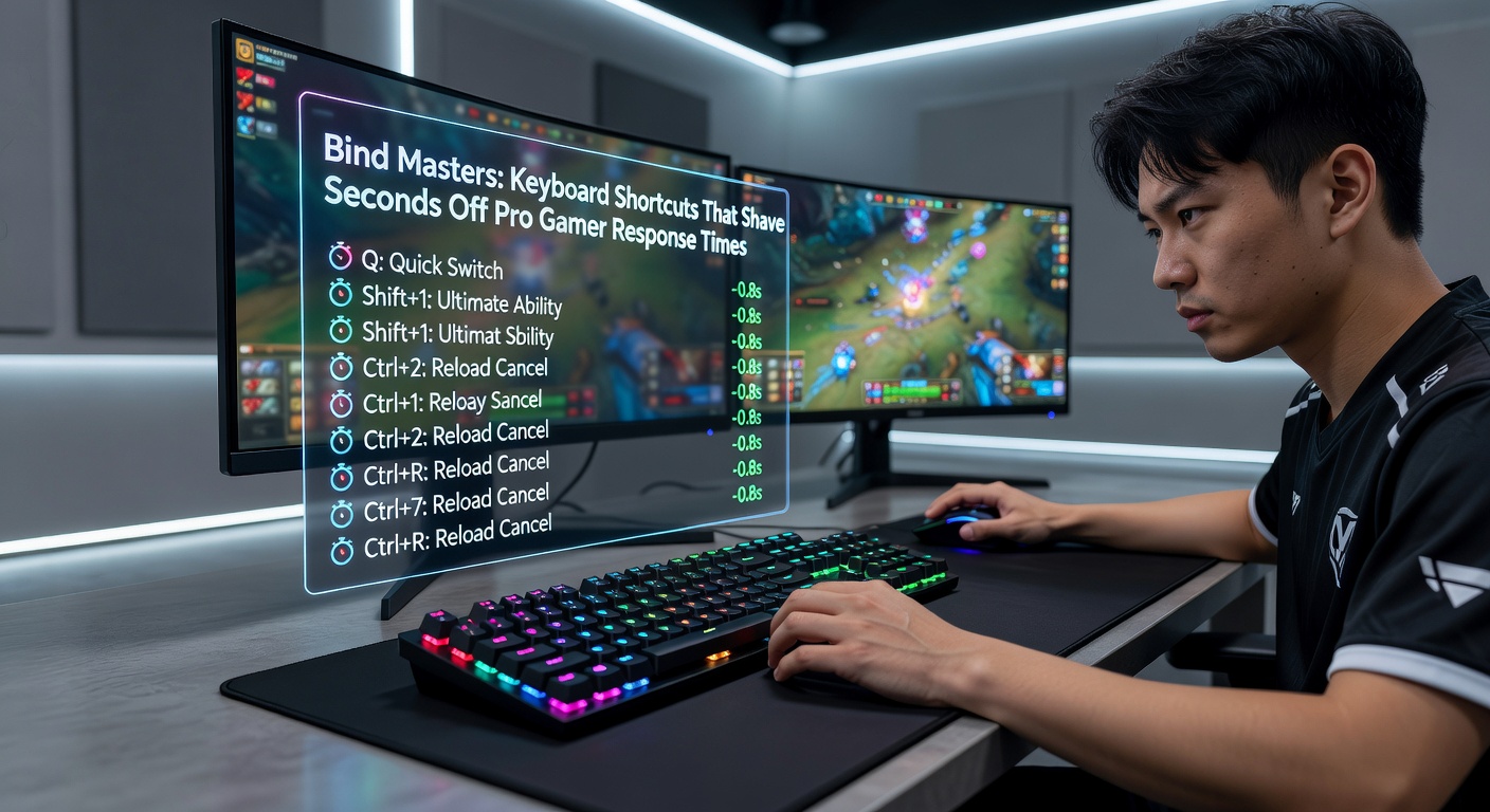Close-up screenshot of a pro gamer's config file in CS2, displaying custom bind scripts for quick actions and macros