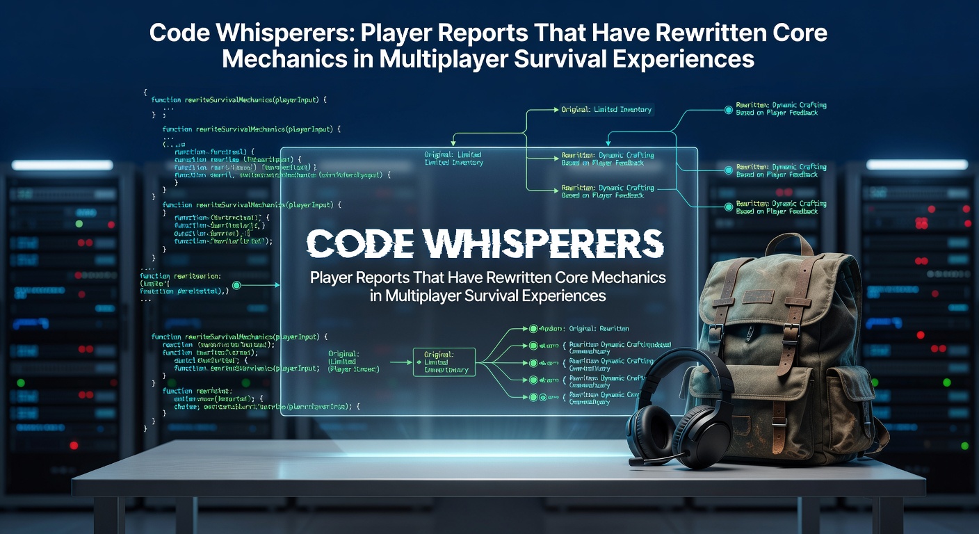 Players submitting detailed bug reports in a multiplayer survival game interface showing feedback forms and community dashboards