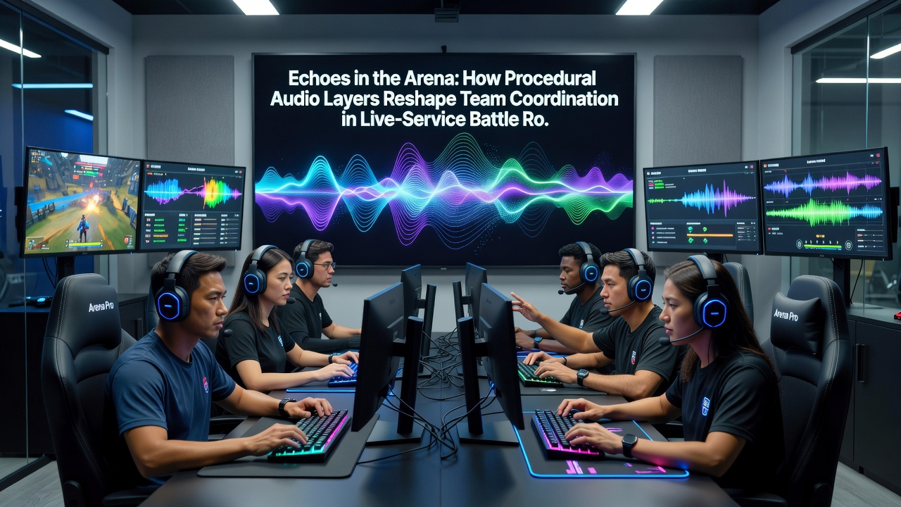 Team coordination screen showing audio layer overlays during a battle royale final circle