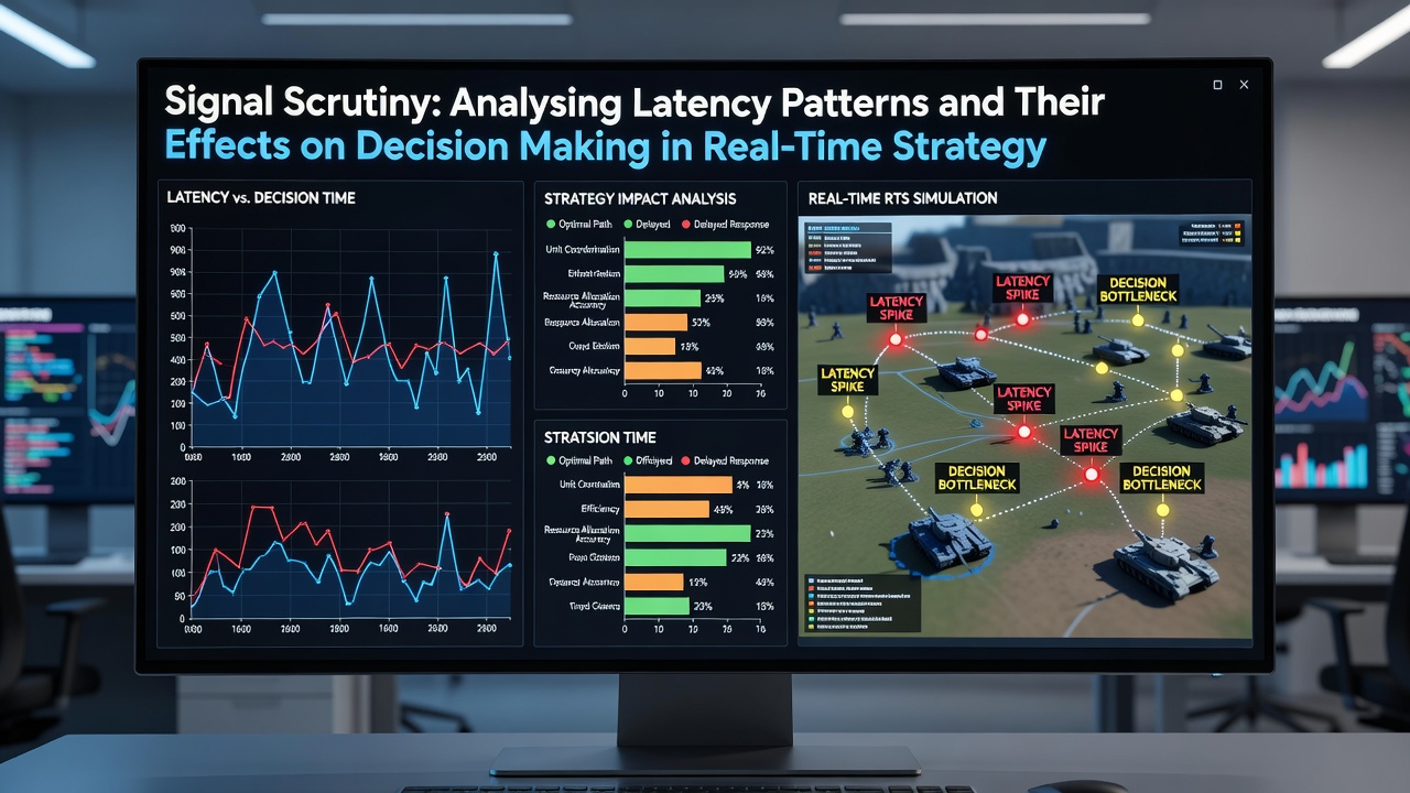 Competitive RTS player monitoring network metrics during tournament play